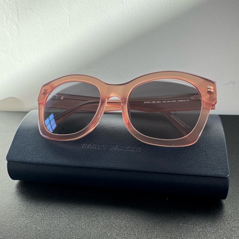 Warby Parker Pink Sunglasses
